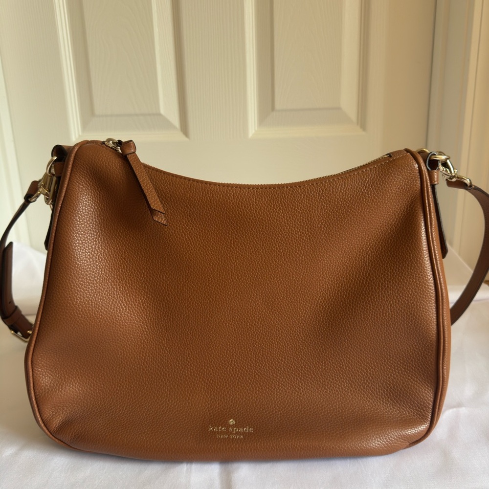 NWOT Kate Spade Mulberry Street Vivian Bag Brown Leather Shoulder Bag Brand New